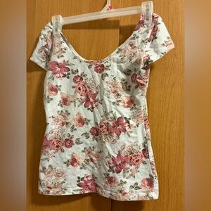 Garage floral t-shirt, size small